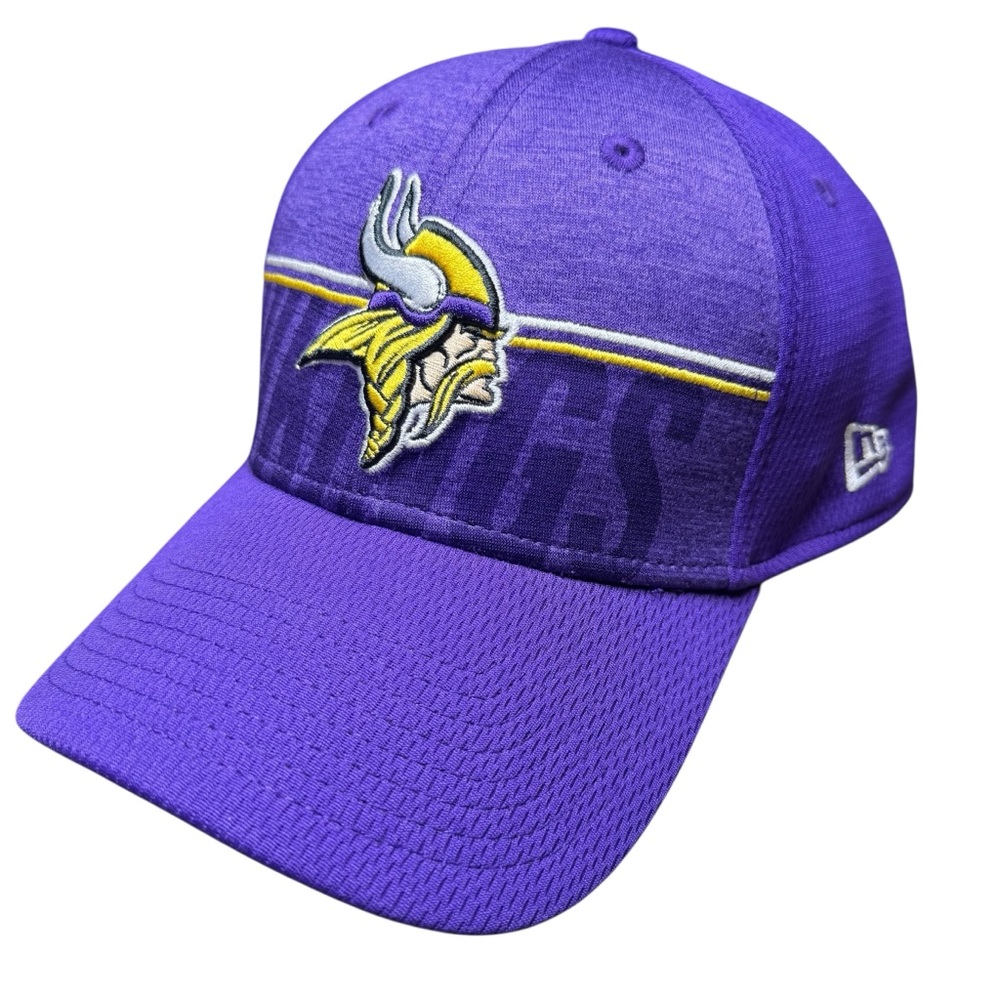 New Era Vikings 2023 Training Camp 39THIRTY Flex Hat Purple Digi-Tech Men’s L/XL